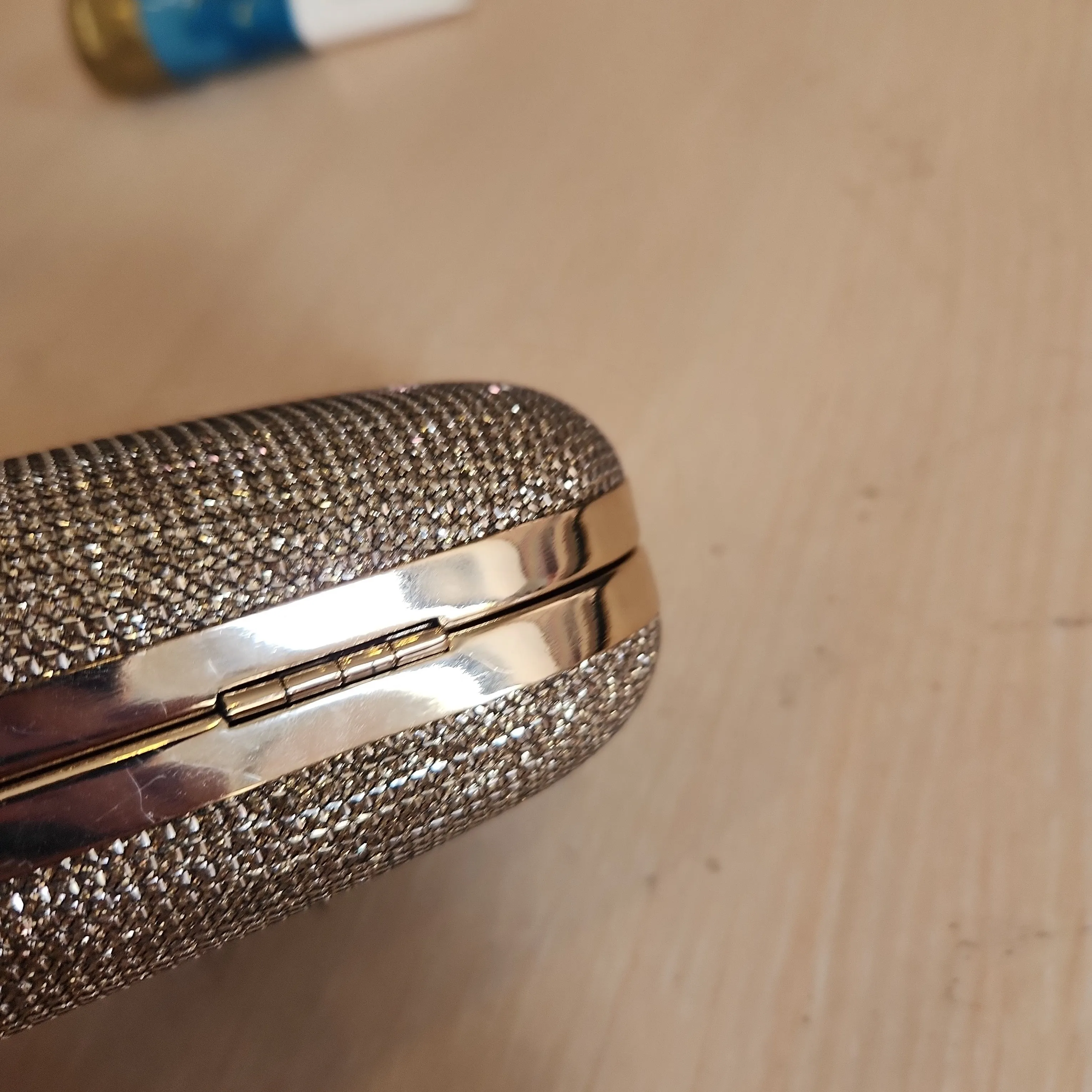 Karen Millen Glitter Box Clutch Bag | Gently Used |