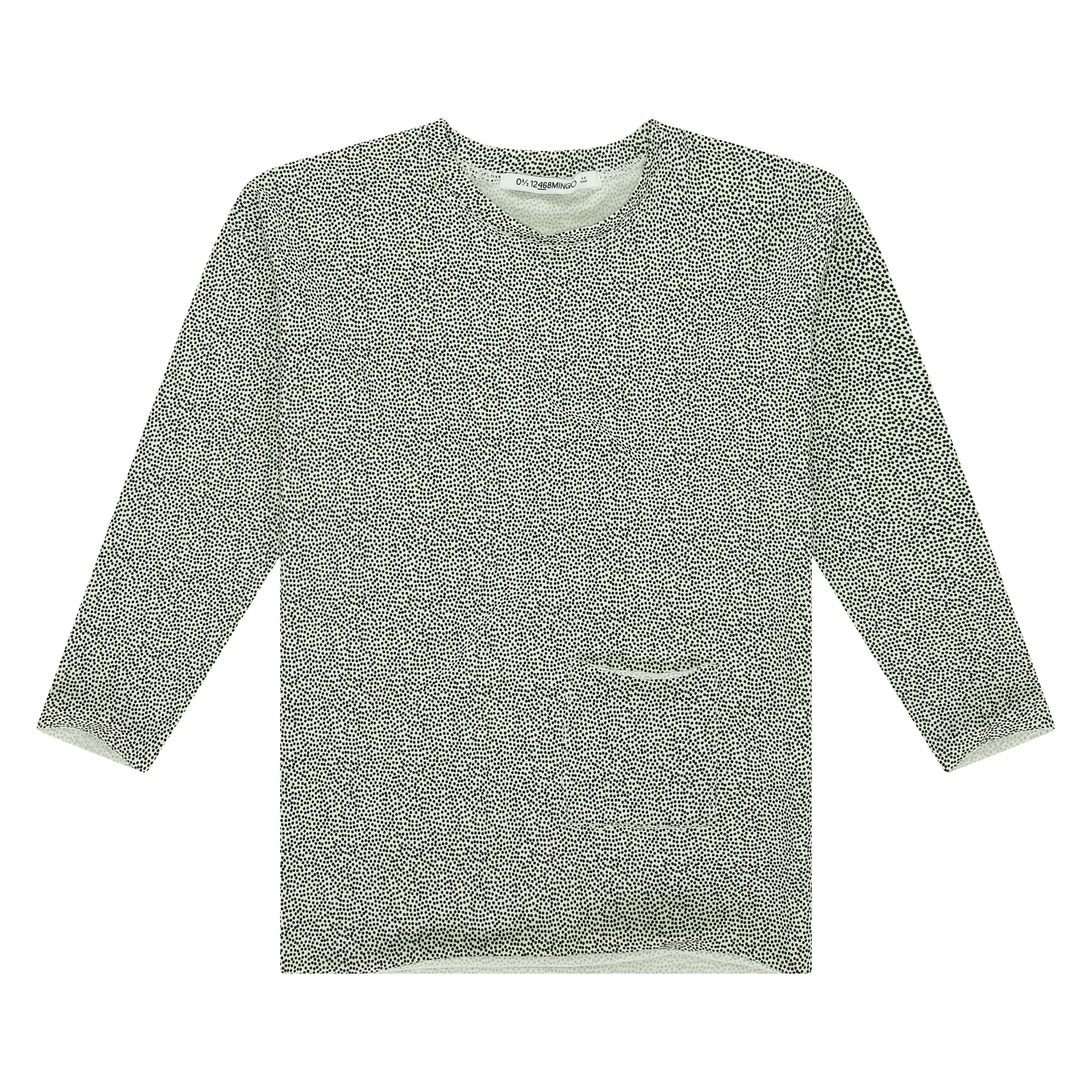 Kinder Longsleeve Zwart/Wit Stip