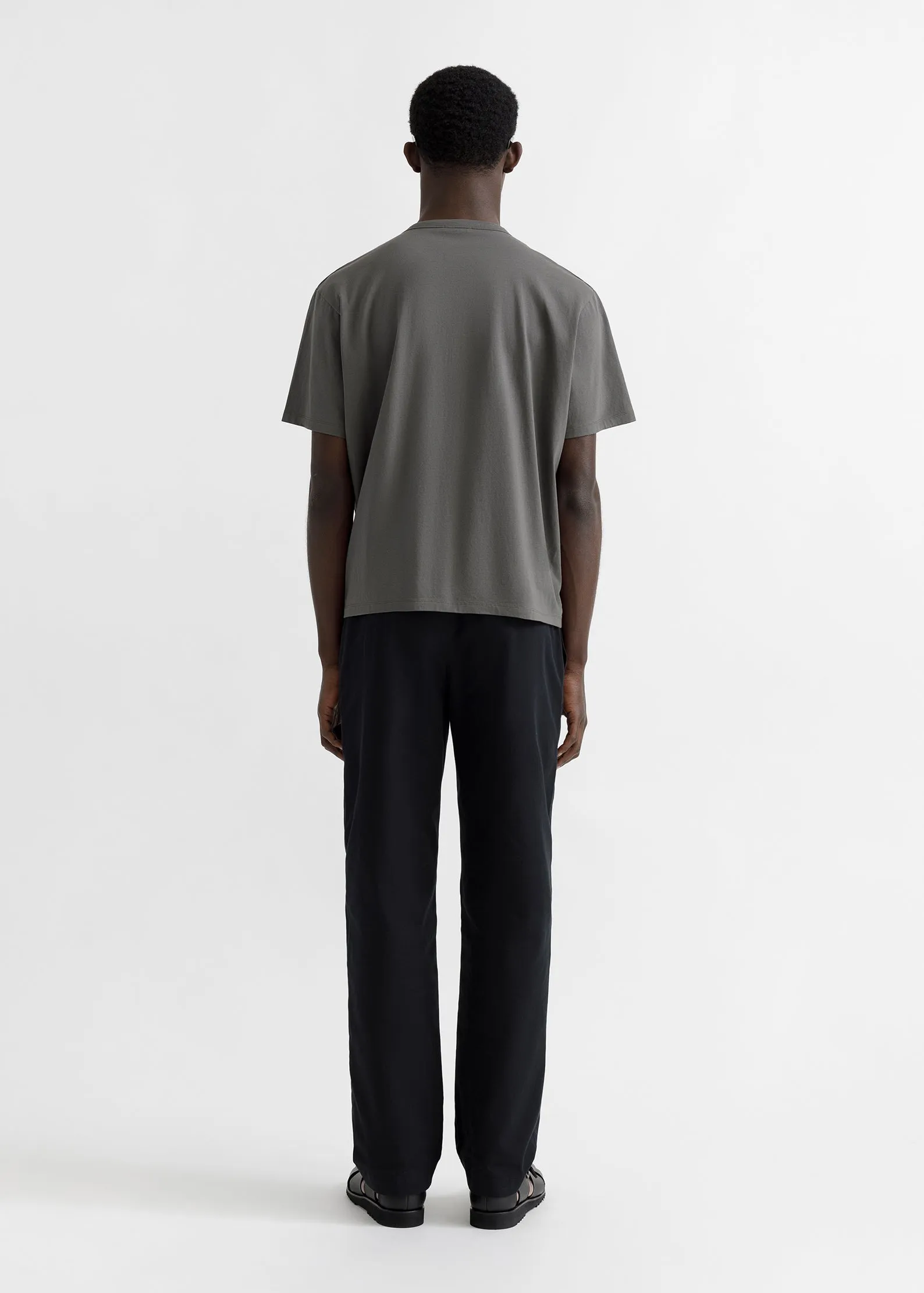 Lightweight Boxy T-Shirt - Charcoal