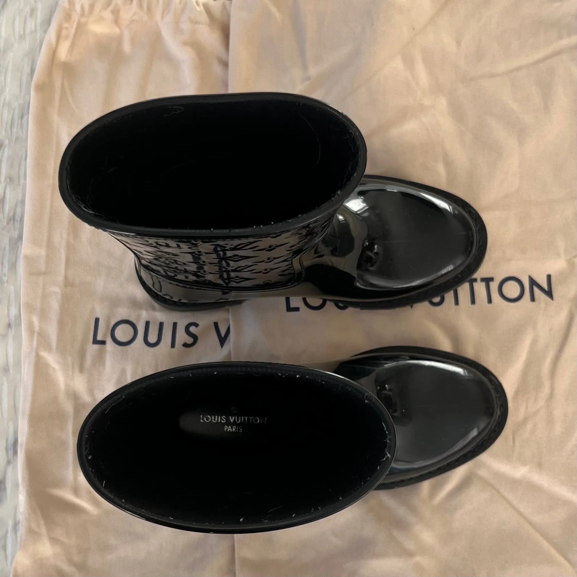 Louis Vuitton Monogram Rain Boots