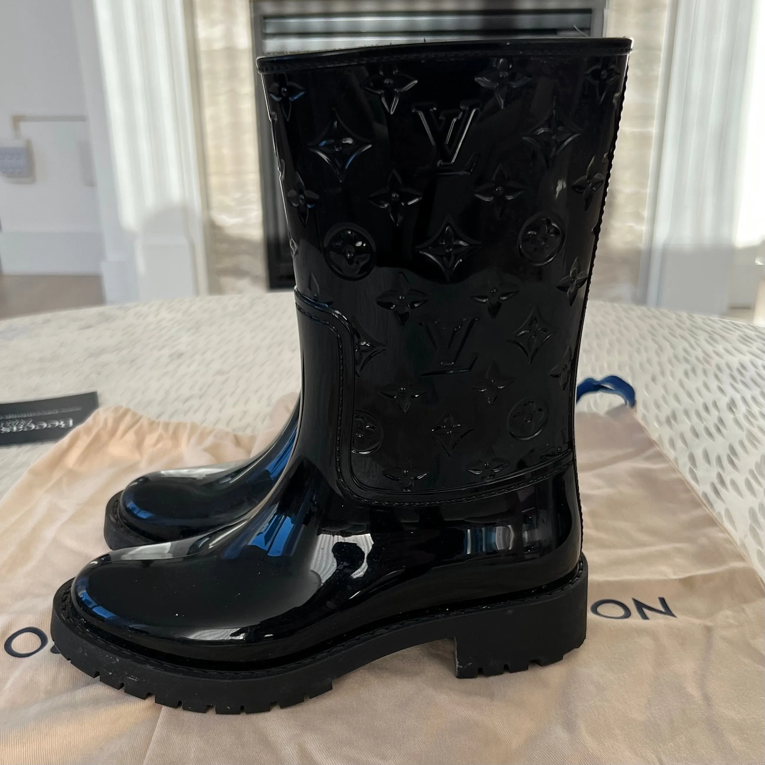 Louis Vuitton Monogram Rain Boots