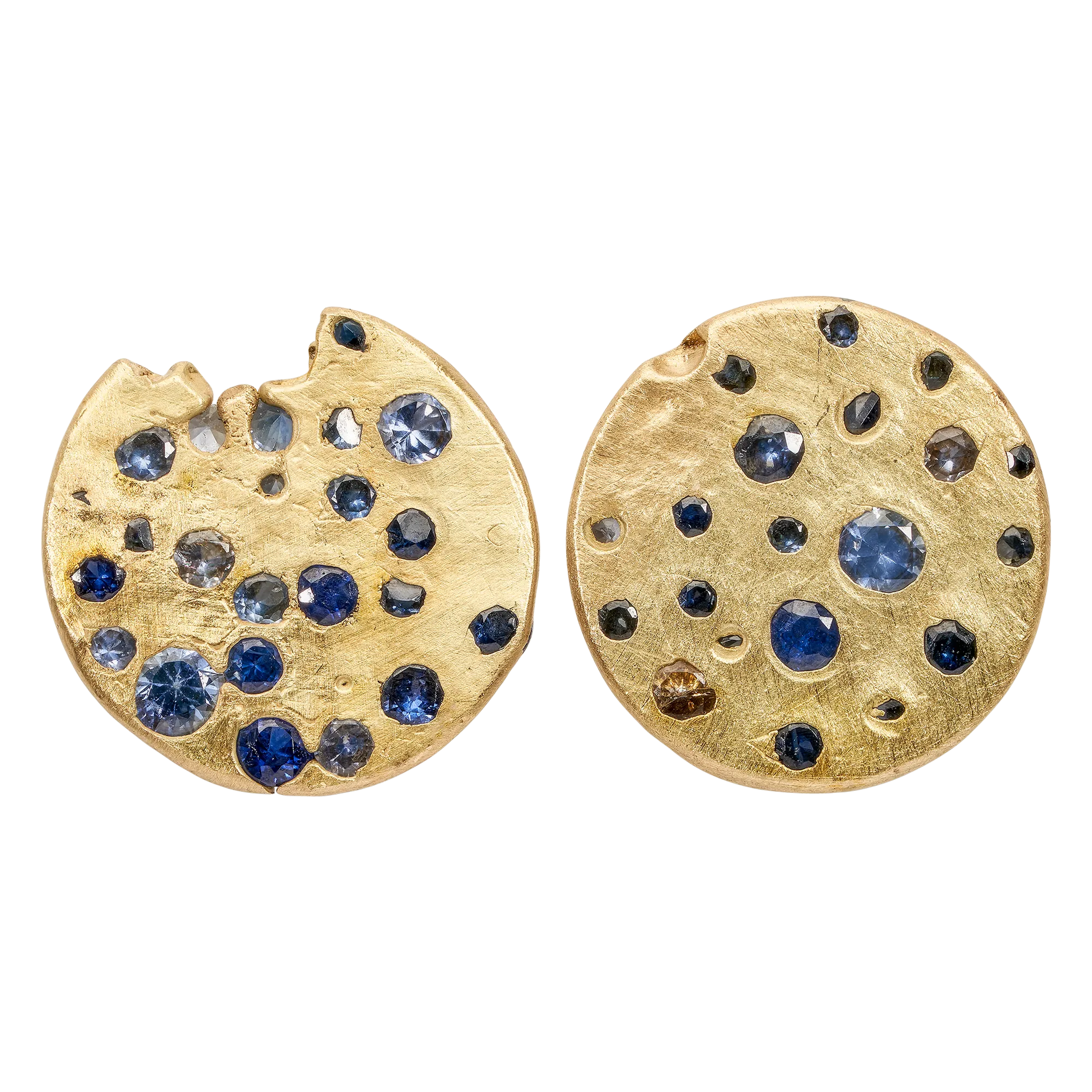 Medium Blue Constellation Earrings - 9574