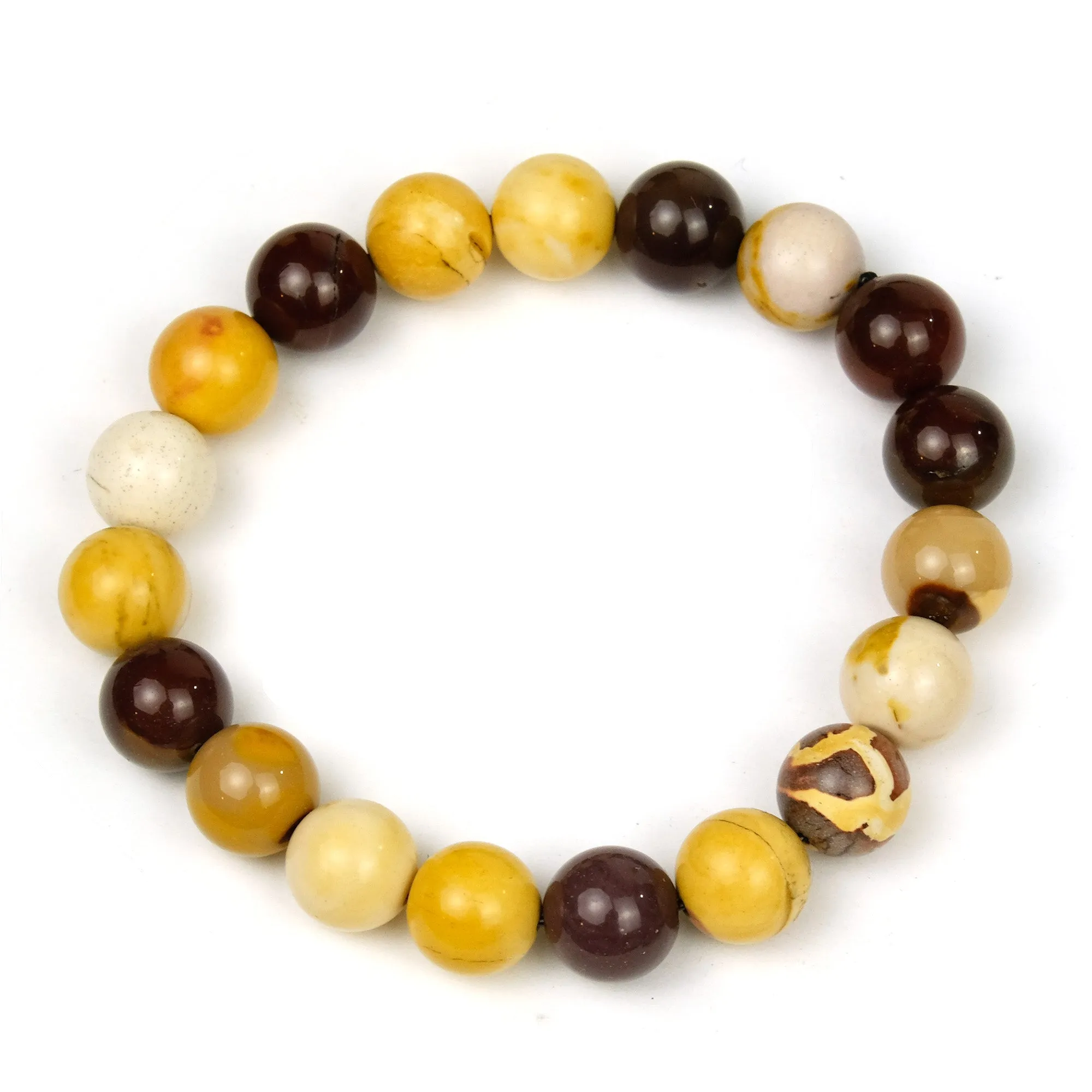 Mookite 10mm Rounds Stretch Bracelet