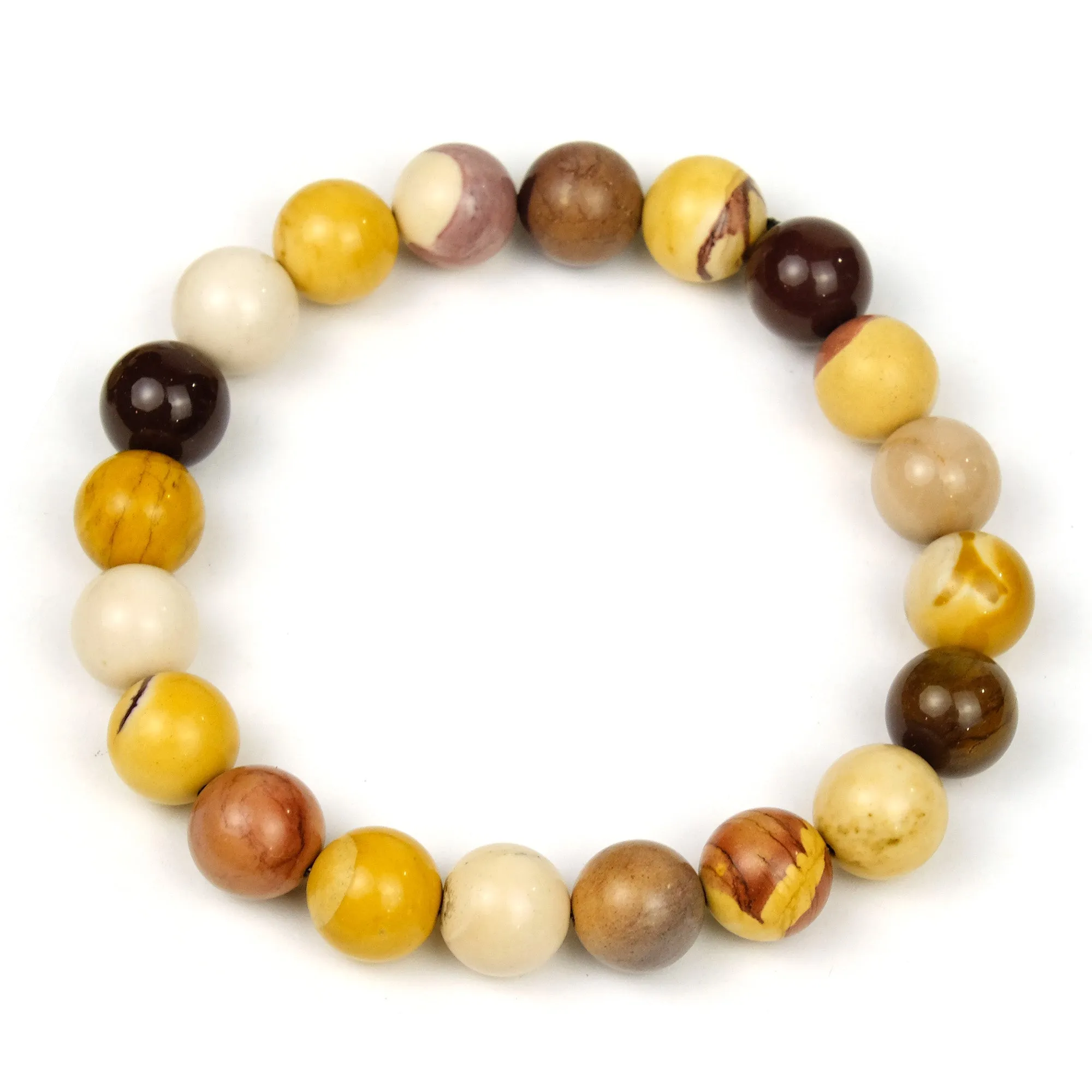 Mookite 10mm Rounds Stretch Bracelet