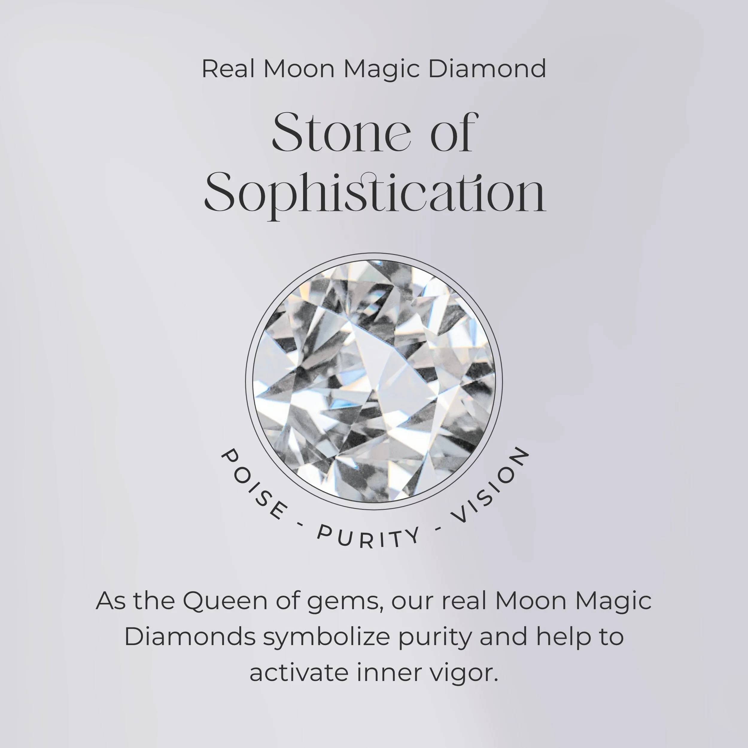 Moonstone Diamond Ring - Queen Of Lustre