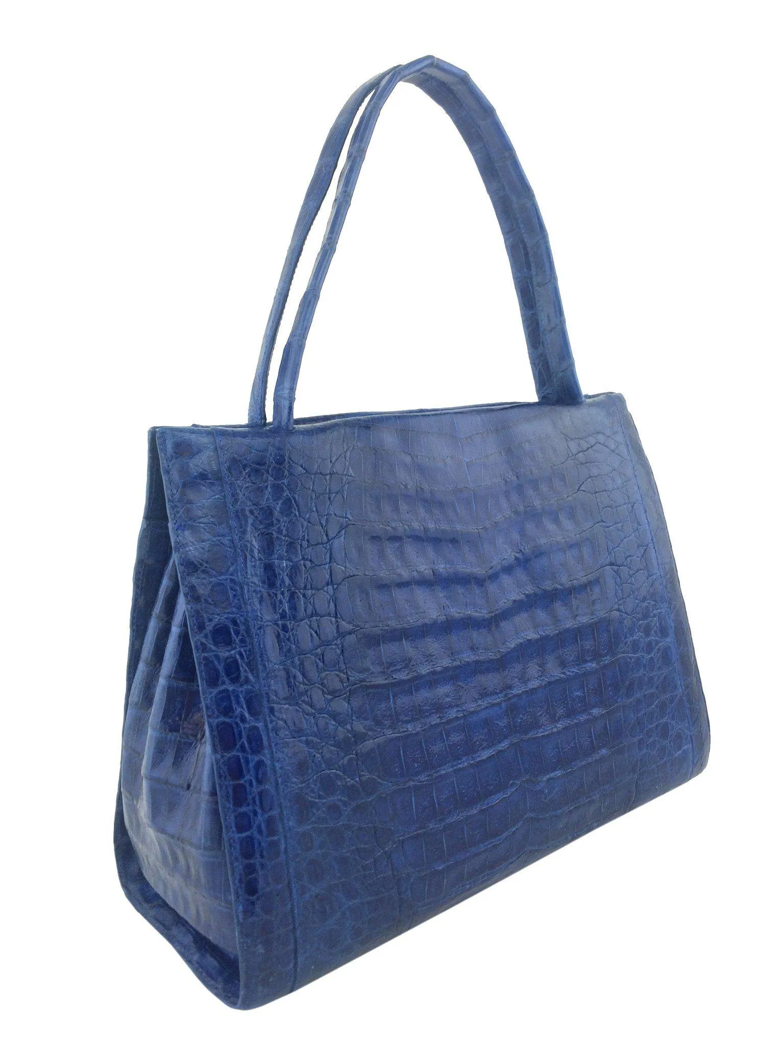 Nancy Gonzalez Wallis Medium Framed Crocodile Tote