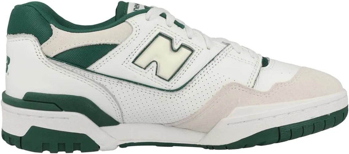 New Balance 550 Bianco Verde Pelle Unisex