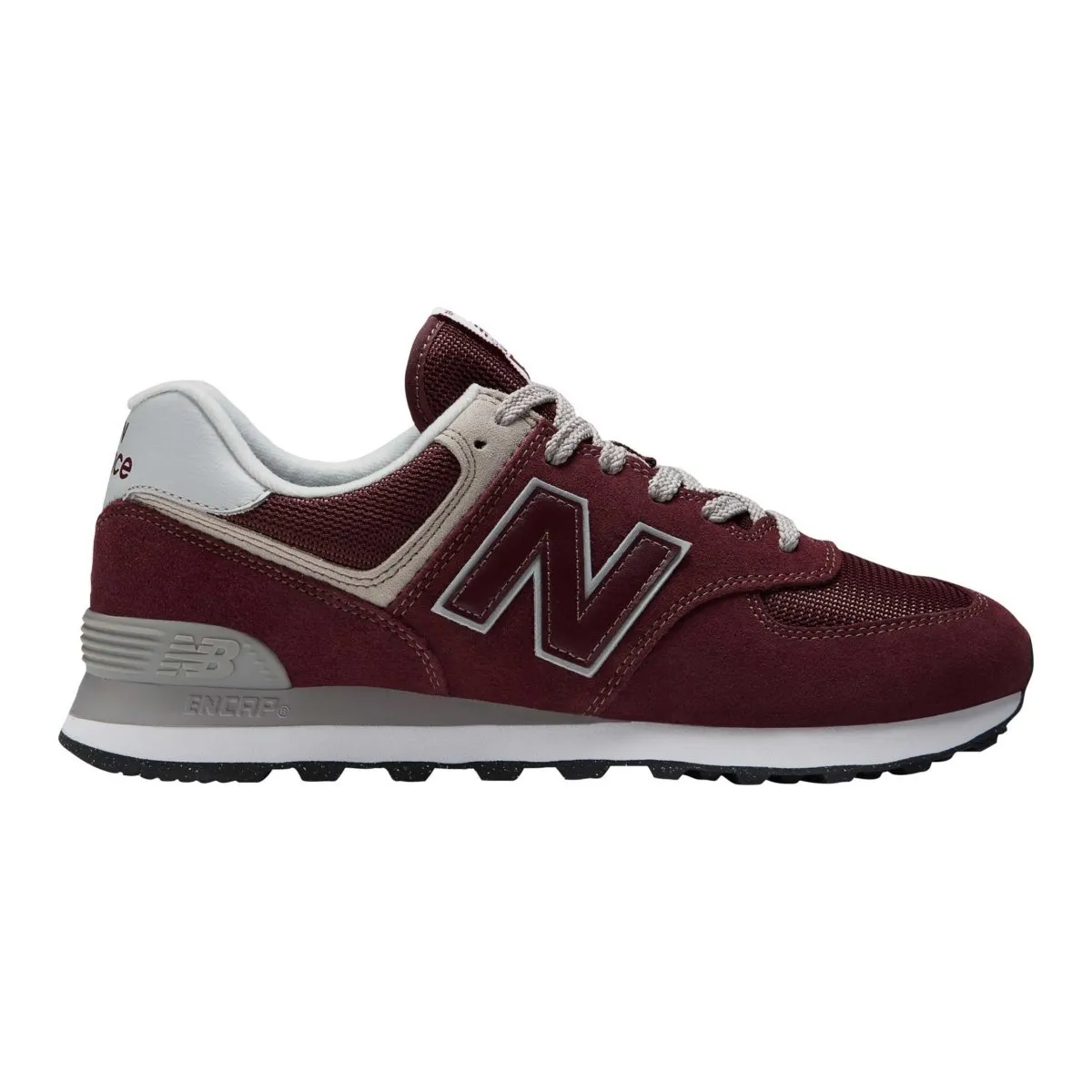 New Balance Men's ML574EVN Burgundy/White