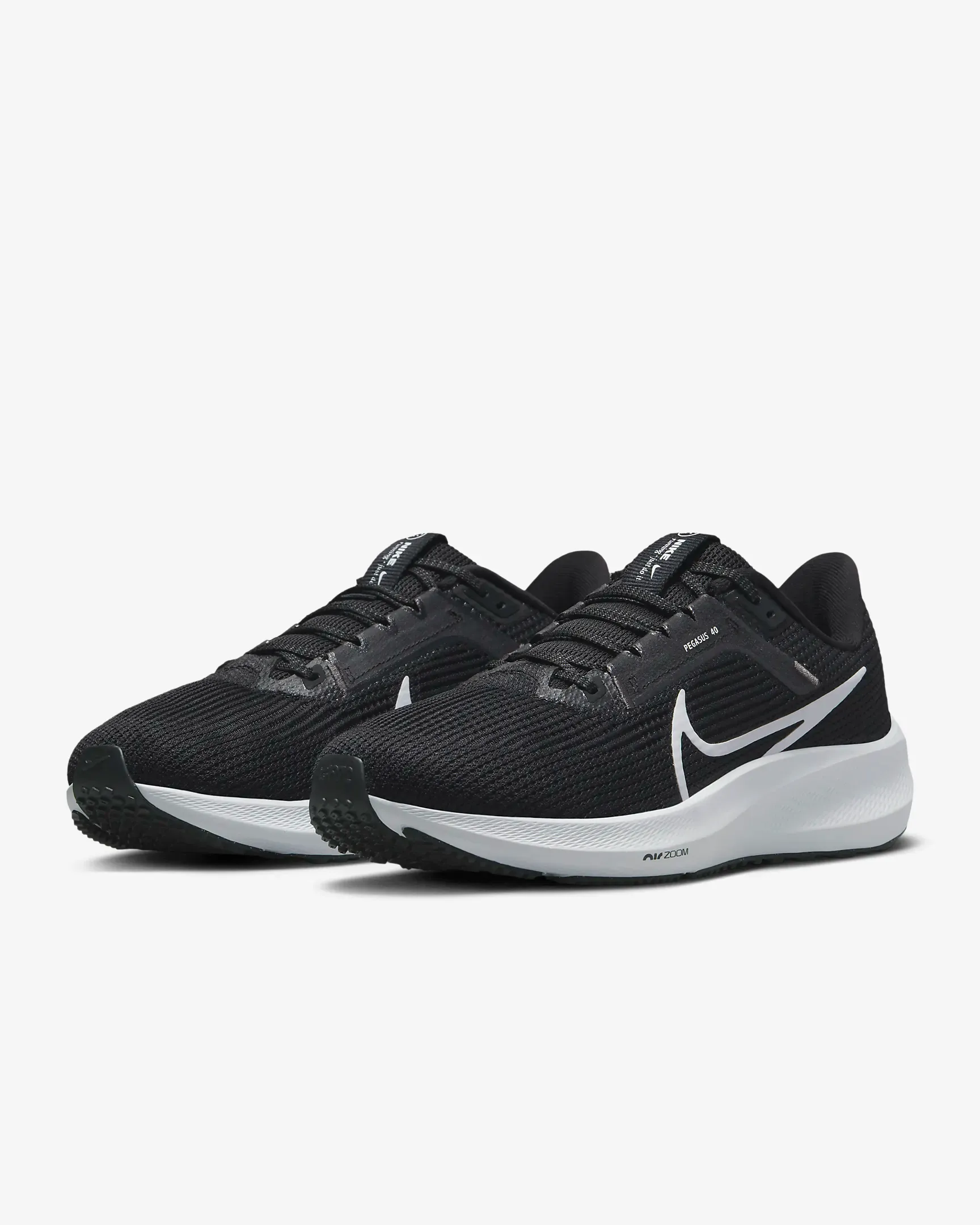 Nike Women's Pegasus 40 Shoes - Black / Iron Grey / White