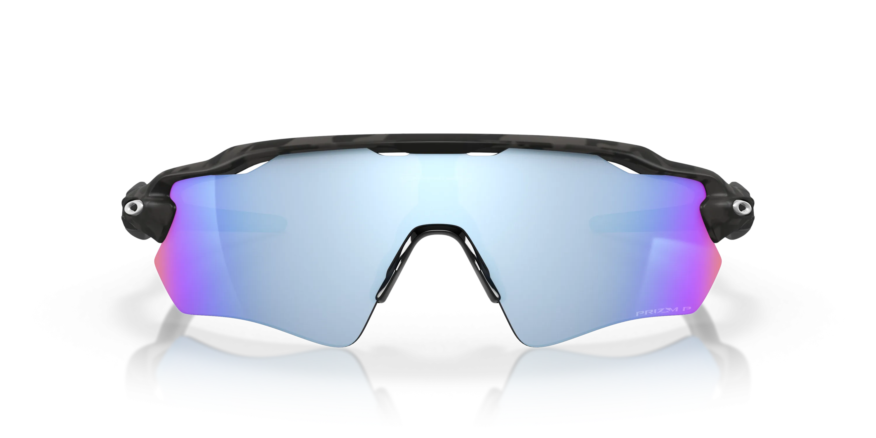 Oakley Radar Prizm Deep Water Polarized Lenses - Matte Black Camo Frame