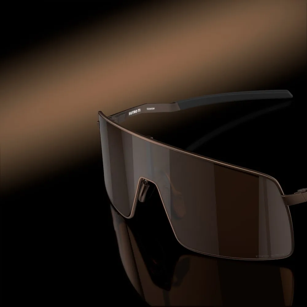 Oakley Sutro TI Prizm Tungsten Lenses Satin Toast Frame