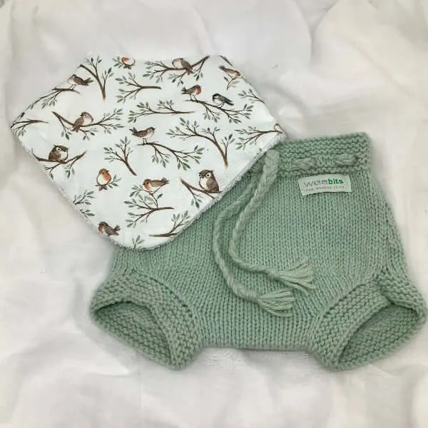 Over Nappy Pants & Dribble Bib Set