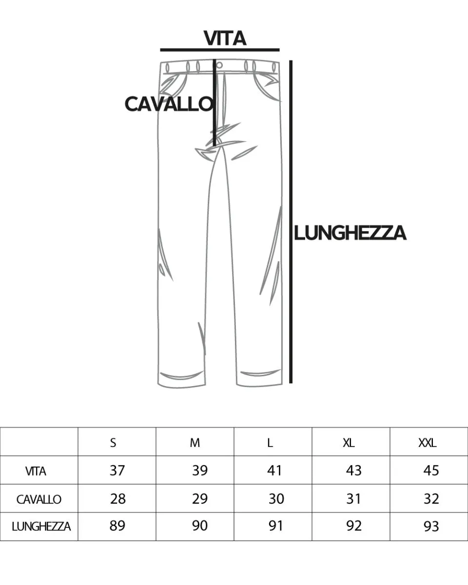 Pantaloni Uomo Abbottonatura Allungata Cotone Capri Tinta Unita Verde Casual GIOSAL-P5936A