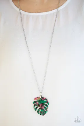 Paparazzi Accessories - Prismatic Palms #N392 Box 4 - Green Necklace