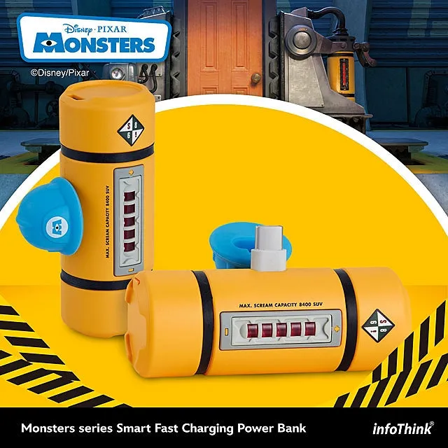 Pixar Monsters Inc. Scream Canister Power Bank 5000mAh