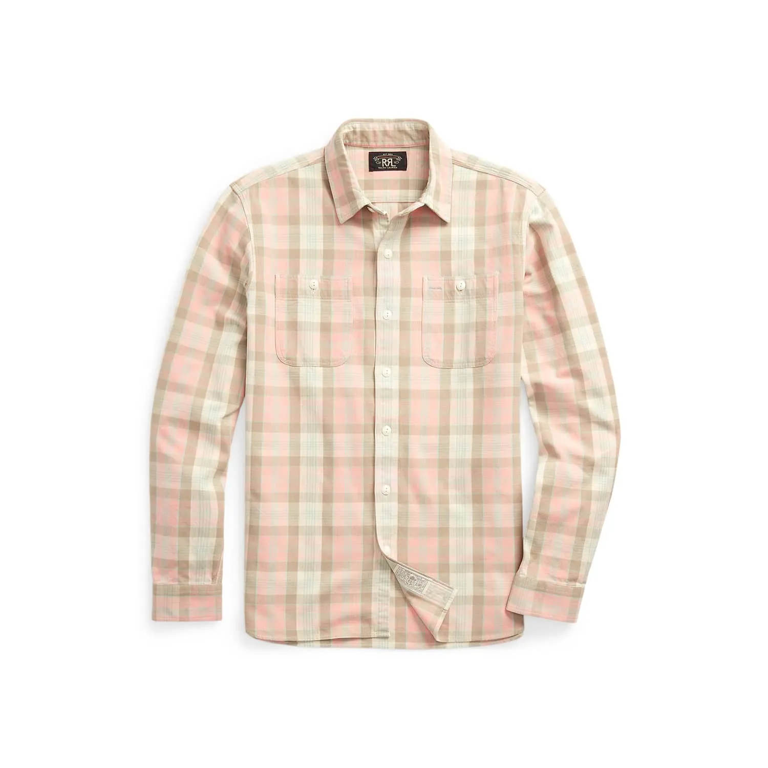 Plaid Woven Workshirt Pink Multi FINAL SALE