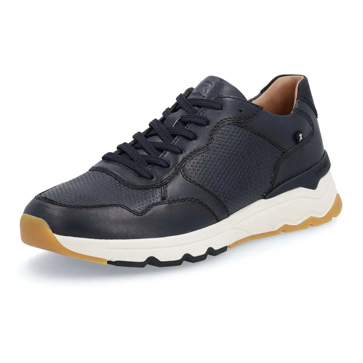 Rieker Men's U0900-14 Navy/Black Leather