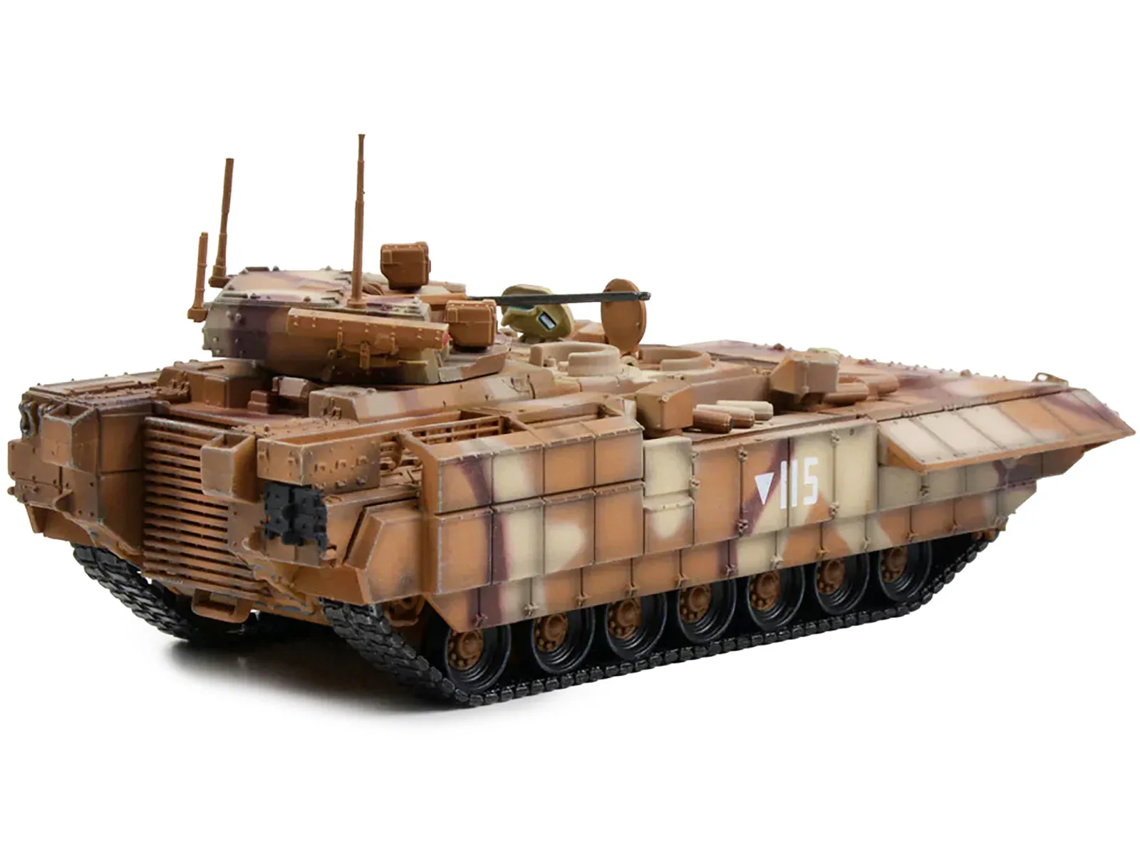 Russian T-15 Armata Heavy Infantry Fighting Vehicle White 115 1/72 Diecast Model by Panzerkampf