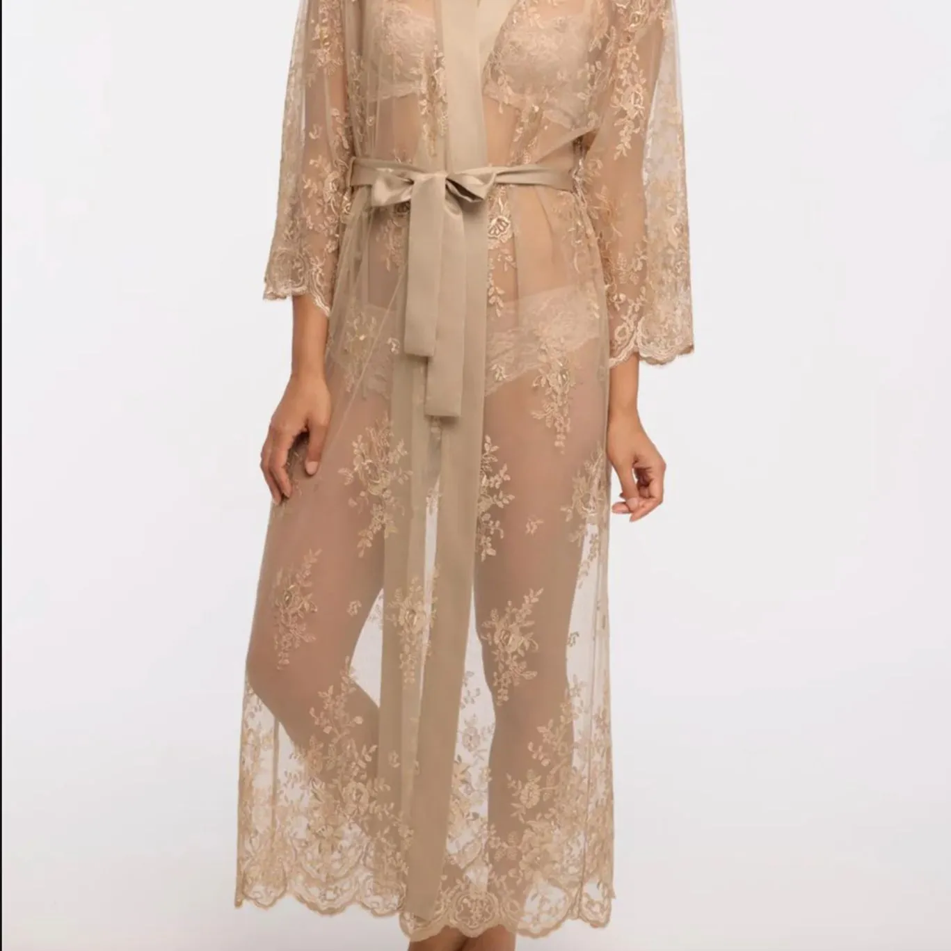 Rya Collection Darling Long Robe 220 in Latte