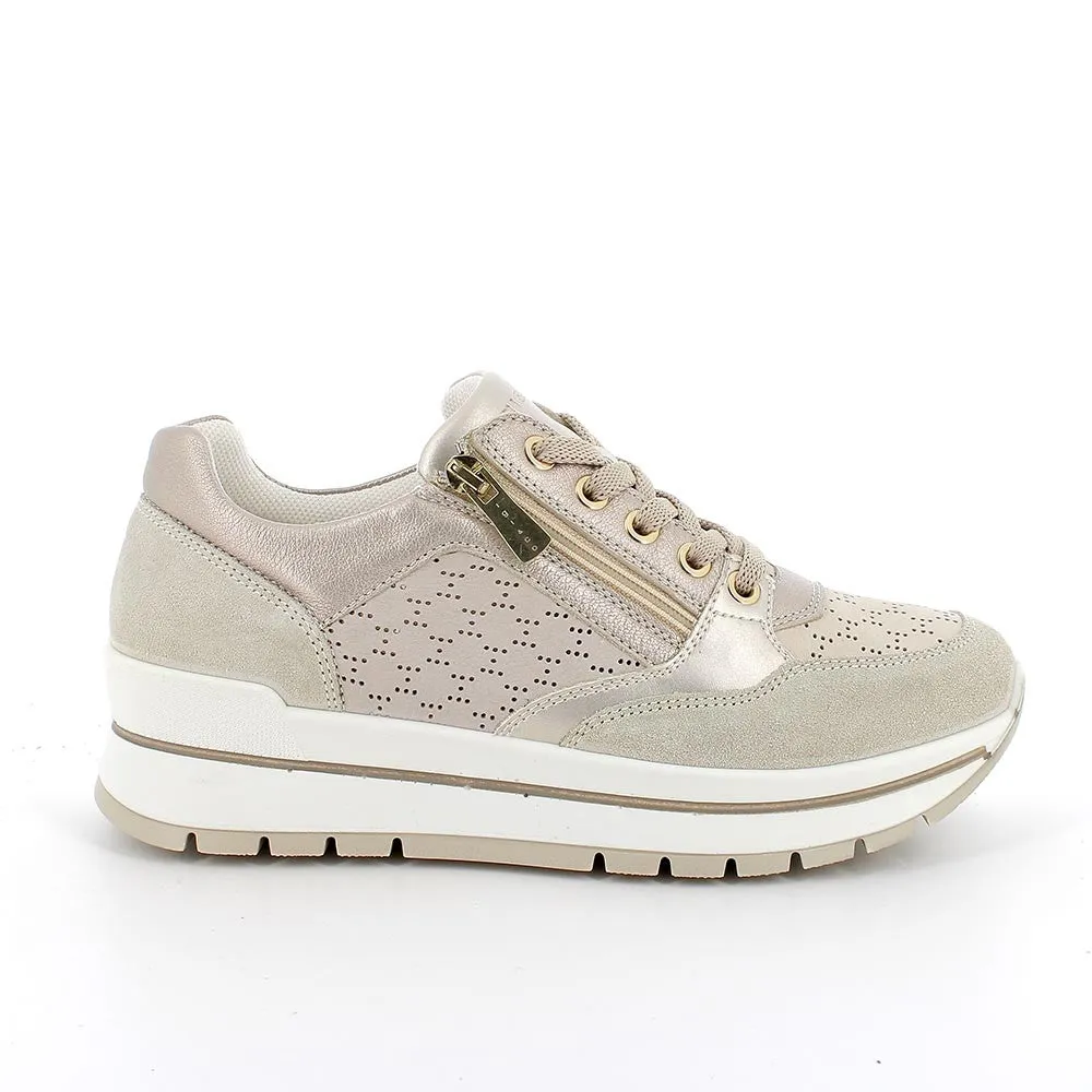 Scarpe da Donna - IGI&CO Art. 5662122 BEIGE Sneakers scamosciato casual