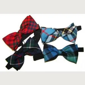 Scottish Tartan Bow Ties (adjustable)