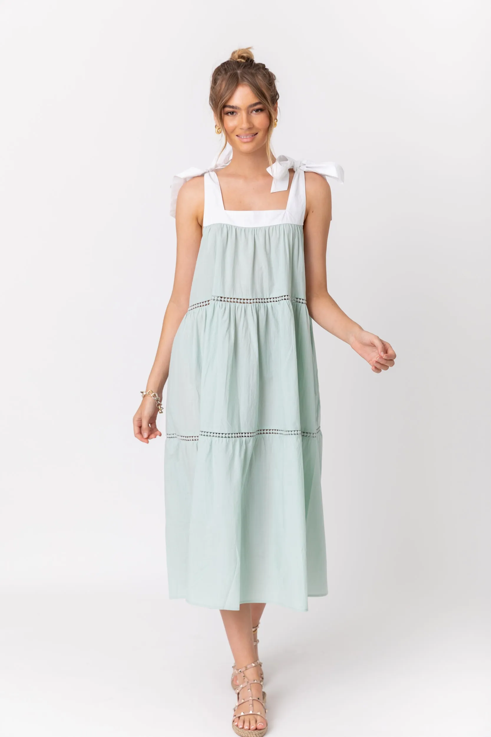 SLOAN Dress Sage