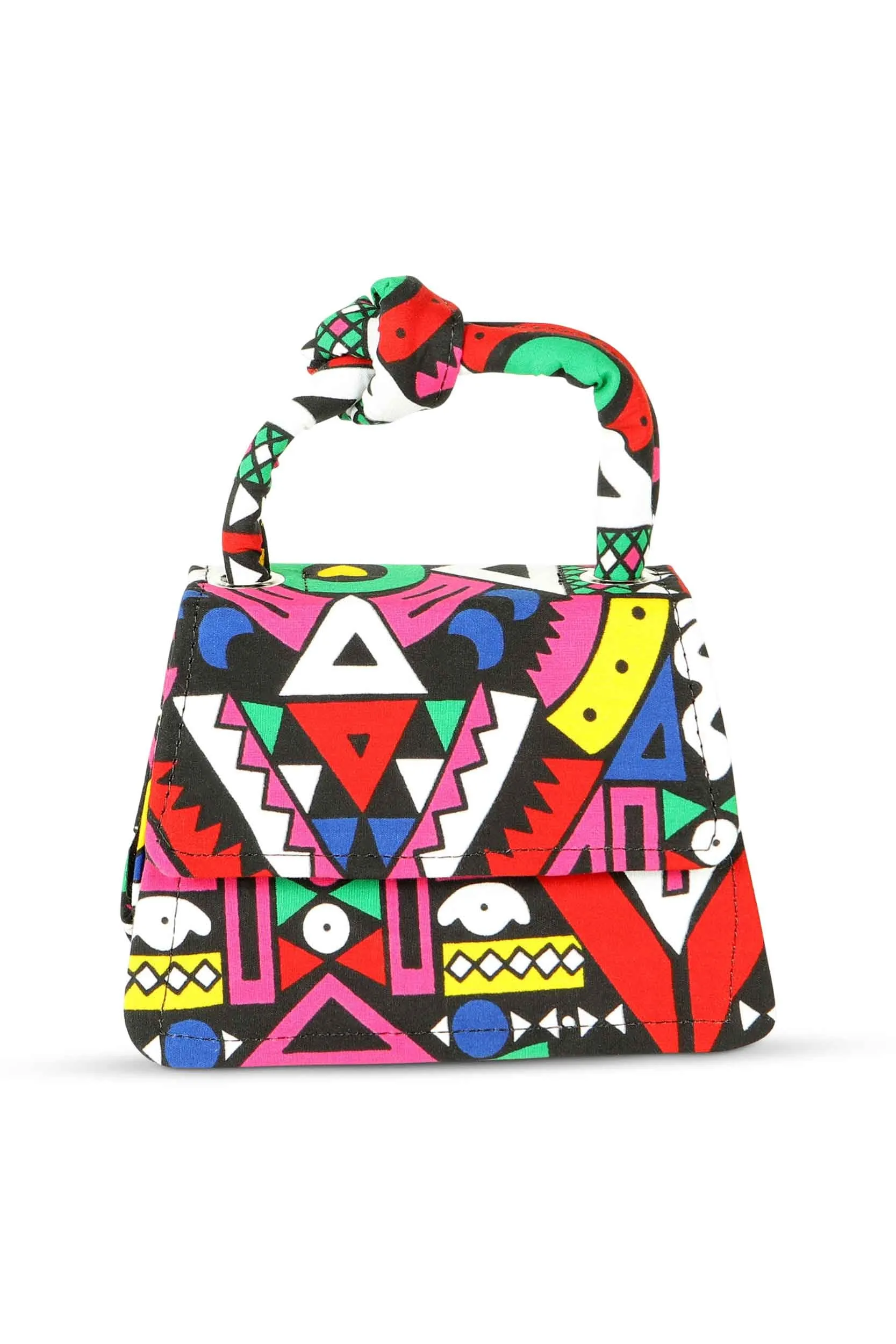 SOUNTA African Print Mini Bag (With Knot)