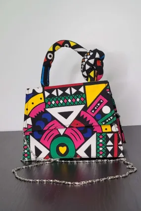 SOUNTA African Print Mini Bag (With Knot)