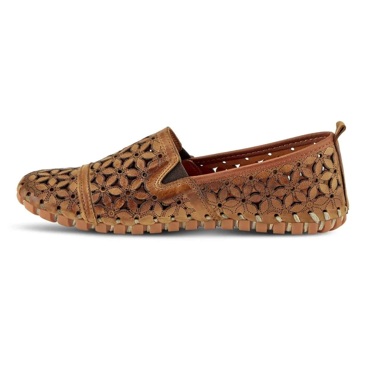 Spring Step Women's Fusaro Flowerflow Light Brown