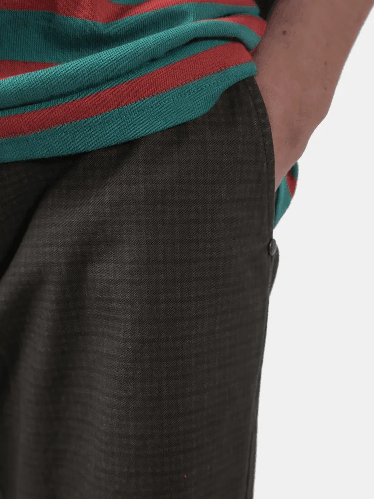 Thing Thing Pacer Shorts - Coal Check