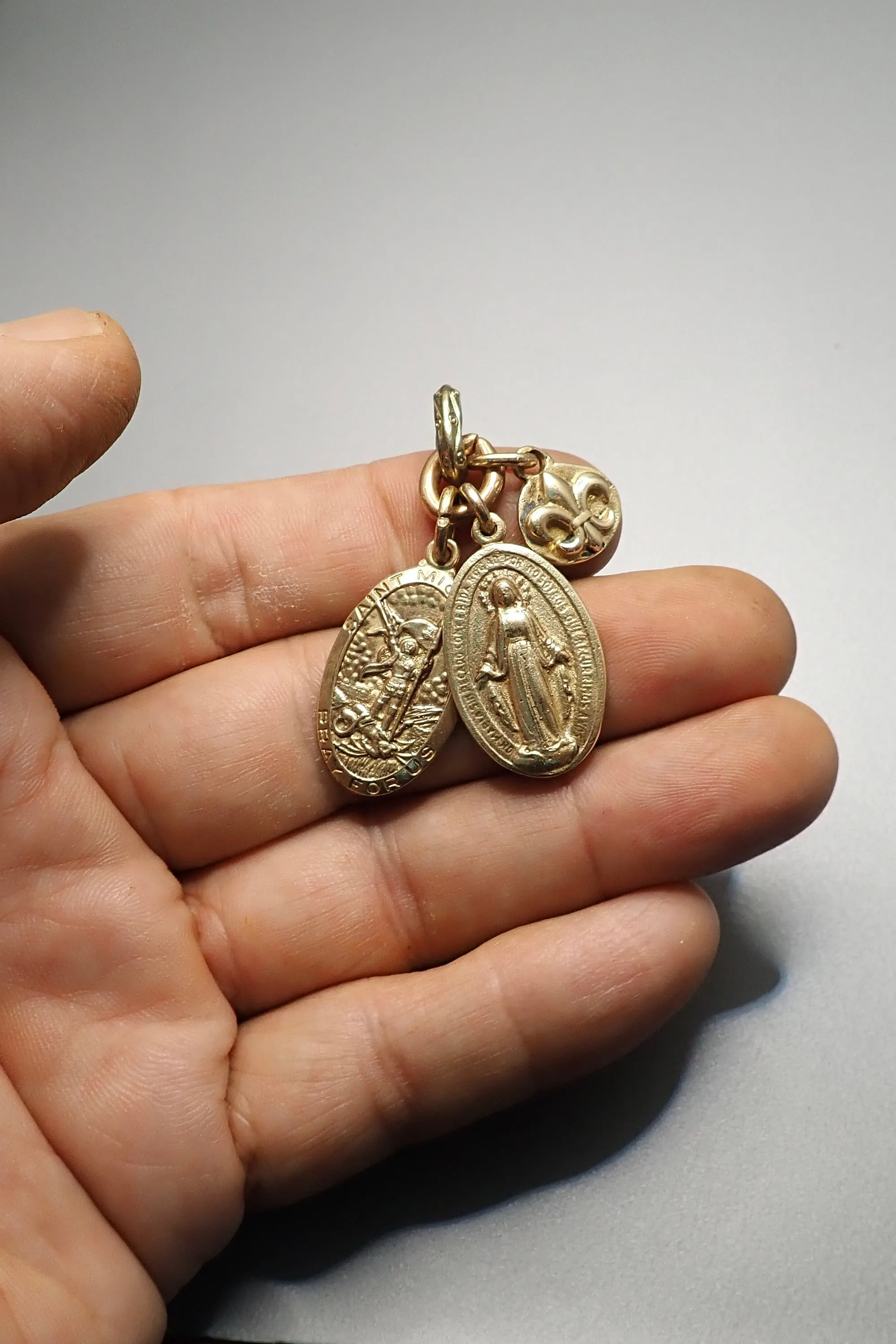 THREE MEDALS PENDANT - two made