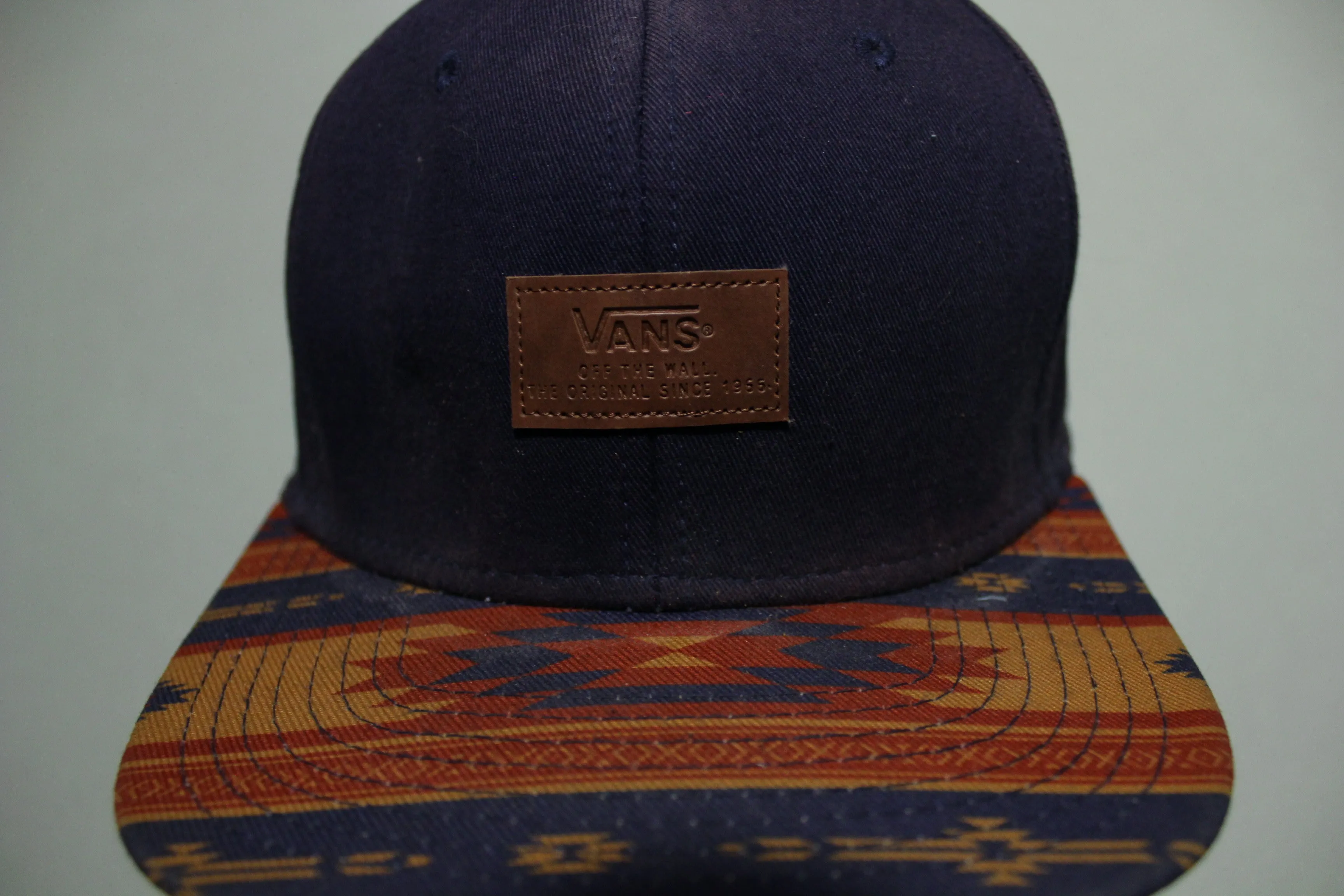 Vans Skate Aztec Southwestern Bill Vintage 00's Adjustable Back Snapback Hat