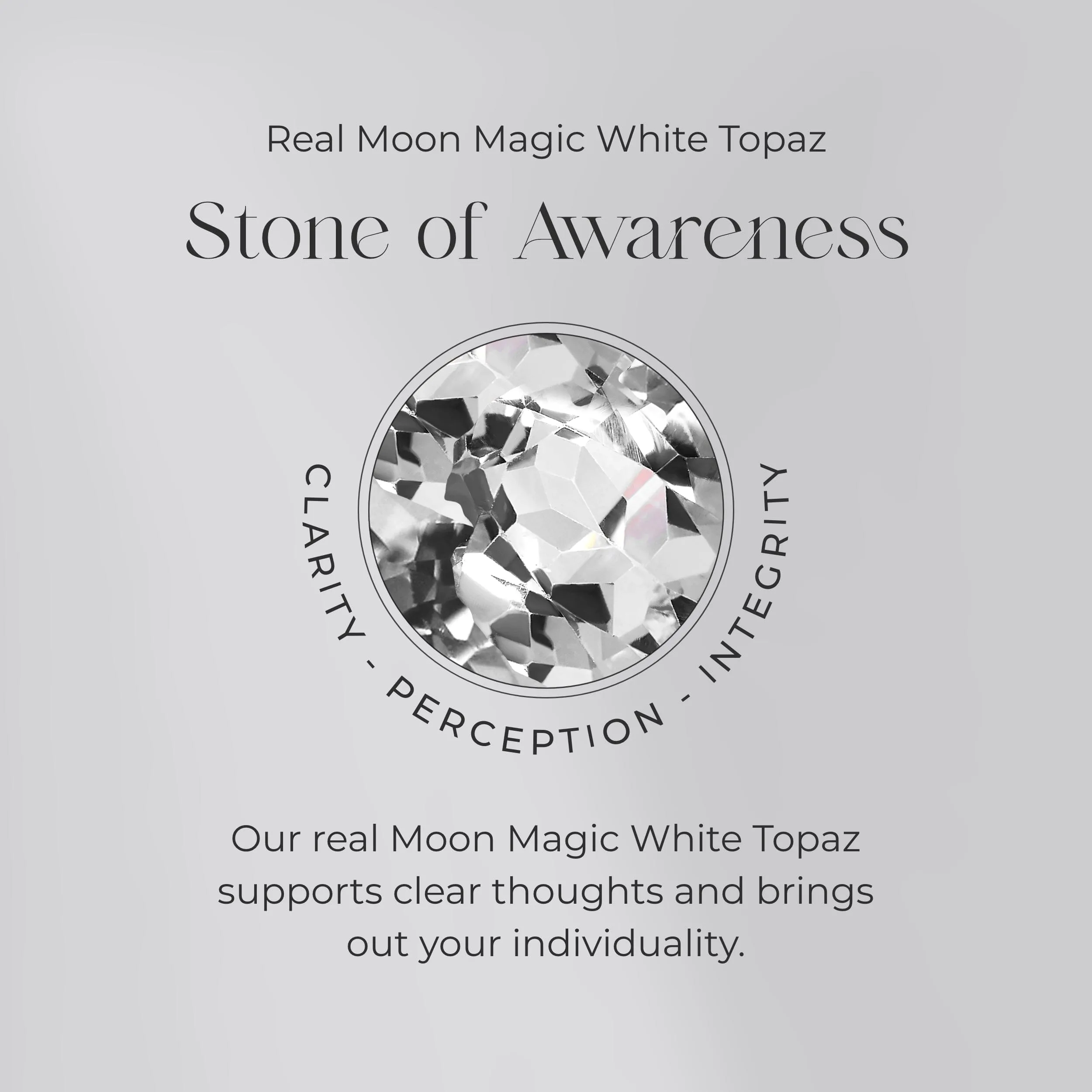 Zodiac Birthstone Studs - Taurus White Topaz